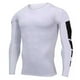 thumbnail image 1 of pstuiky camisetas de manga larga para hombre, Blusa deportiva ajustada, transpirable, de color liso, con mangas largas y cuello redondo para hombre top de hombre l, 1 of 3