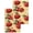 Deep Red Dark Yellow, variant on Farmhouse Apples Kitchen Dish Towels for Drying Dishes Set of 2, Country Tropical Fruits Watercolor Waffle Weave Microfiber Hand Tea Bathroom Towels Quick Dry & Absorbent Towel 15.7x23.6