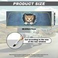 thumbnail image 7 of SEANATIVE Truck Back Window Decal Perforated See Through Graphic Sun Protection Window Decal Universal Fit Automotive Graphic Decor for Most Trucks Pickups, Cute Cat Blue Pattern, 7 of 7