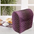 thumbnail image 3 of Yellow Damask Stand Mixer Cover, Eastern Inspired Floral Motif with Zigzag and Heart Shapes, Kitchen Appliance Organizer Bag Cover with Pockets, 5 Quarts, Pale Yellow Purple, by Ambesonne, 3 of 4