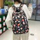 thumbnail image 3 of Mochila con patrón de fresa para mujer, mochila escolar con correa ajustable, gran capacidad para adolescentes y niñas, 3 of 6