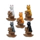 thumbnail image 1 of Escultura, decoración de jardín, cachorro de Pomerania y Akita, 1 of 3