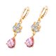thumbnail image 3 of unbranded 1Par Pendientes Femeninos Sencillos De Zirconia Rosa Ideales Para Oficina Y Fiesta, 3 of 8