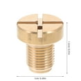 thumbnail image 3 of 2 Pcs Car Radiator Screws Coolant Expansion Tank Bleeder Reservoir Plug Engine Air Valve, 3 of 6