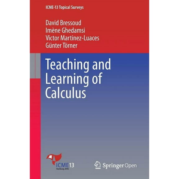 Icme-13 Topical Surveys: Teaching and Learning of Calculus (Paperback)