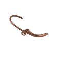 thumbnail image 5 of 50 PC Francés Pendientes Leverback Hallazgos Earwire Ganchos De Bucle Abierto De Cobre Bricolaje Sunnimix Gancho de alambre de oreja de Leverback francés, 5 of 5