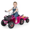 thumbnail image 1 of Gymax Kids Electric ATV Car 6V Battery-Powered Ride on Toy w/Removable Back Trailer Red, 1 of 7