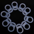 thumbnail image 4 of 10x Clip de silicona para chupete de bebé Zulema Adaptador de soporte para chupete Anillos de chupete de silicona, 4 of 8