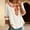 White, variant on Womens Tops Casual Solid Stand Collar Button Down Shirt Spring Summer Shirts for Women Beige L