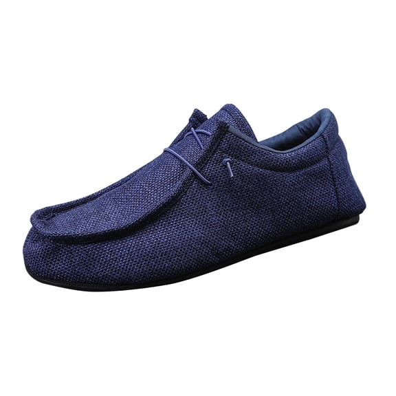 Men's Casual Canvas Shoes For Comfortable On Driving Loafers Canvas Sneakers For Everyday Wear