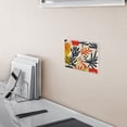 thumbnail image 6 of Dailycode Light Switch Plate Covers 3 Gang Wall Plate Plastics Outlet Covers for Kitchen Home Office Decor Colorful Squares and Leaves, 6 of 8