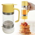 thumbnail image 2 of ZZHZGZ Canada Clearance Sale Dispenser No with Base Glass Dispenser Pressure Design For Quantitative Extraction Syrup and Jam Container with Handle, 2 of 6
