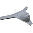 thumbnail image 2 of Botmois Men's Swim Briefs with Lining Mini Bikini Trunks Drawstring Thongs Swimwear Soft Breathable G-Strings Quick-dry Tangas Underwear Gray XL, 2 of 4