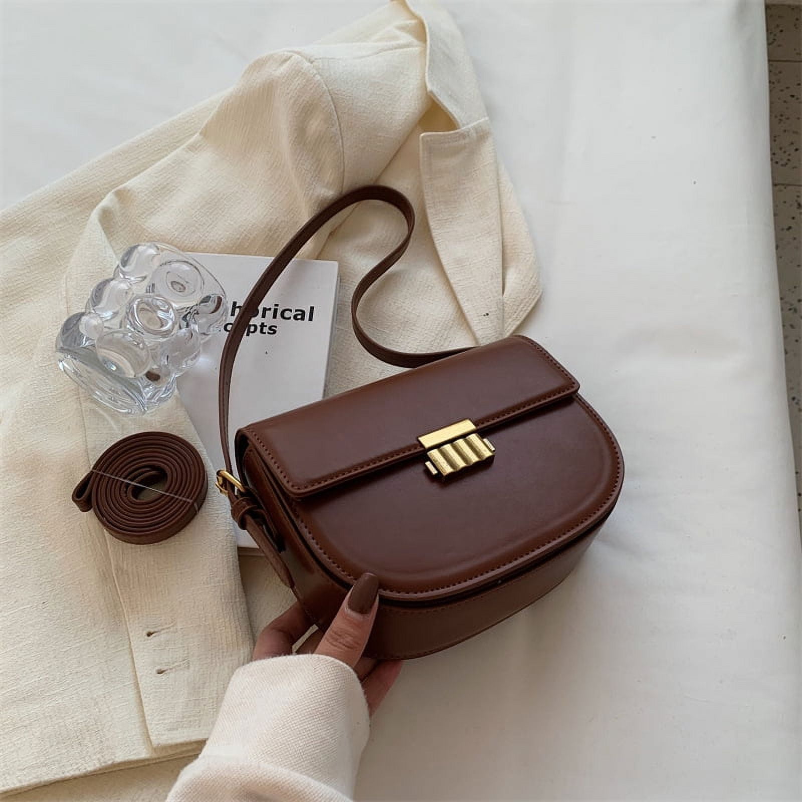 QWZNDZGR Luxury 2023 Brand Small PU Leather Colorful Crossbody Bag for  Woman Fashion Cute Phone Shoulder Side Bags Handbag Kawaii Purses 