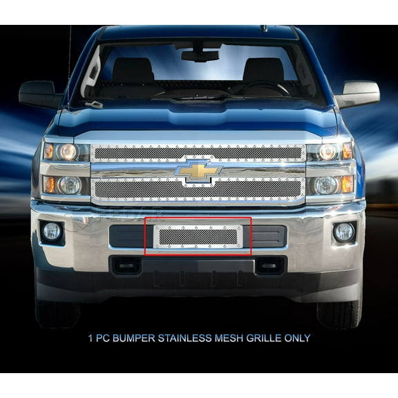 Fedar Rivet Mesh Grille Insert For 15-16 Chevrolet Silverado 2500HD/3500 HD