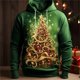 thumbnail image 1 of Santa Claus Print Hoodie For Men Fashion Cartoon Elk Pattern Sweatshirt 2023 Christmas New Year Party Tops Oversized Y2k Clothes, 1 of 4