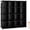 Black, variant on Black Plastic Cube Storage Organizer 16-Cube Modular DIY Closet Home Bedroom Shelving Unit