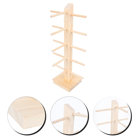 CTIRCHIU Wood Sunglass Organizer 1 Pc Rectangular Shape Storage Display Holder for Home and Office