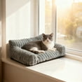 thumbnail image 5 of Ohmyroo Sofa Style Cat Bed Cushioned Pet Lounge with Soft Interior for Indoor Cats, 5 of 6