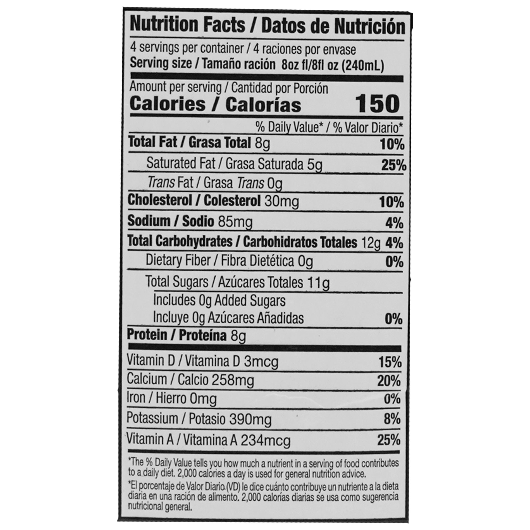 Tres Monjitas Uht Whole Milk, 32oz, Ultrapasteurized, R-BST Free, Carton