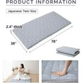EMOOR Foldable Hybrid Futon Mattress, HighResilience Urethane Foam