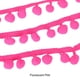 thumbnail image 4 of Toystoory y personaliza con un adorno versátil, una cinta con flecos y bolas con adornos de pompones, práctica y a la moda. Decoración del hogar Rosa fluorescente, 4 of 6