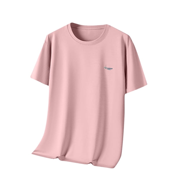 pstuiky camisetas para hombre, Camiseta informal de verano holgada de manga corta con cuello redondo para hombre camisetas de hombre 52