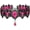 Pink, variant on Black Lace Choker Necklace Lace Gothic Choker for Women for Weeding Costume Party Prom Vampire Choker