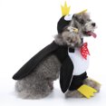 thumbnail image 3 of SKISUNO Penguin Dog Cloak Multi 1 Set for Friends with Pets Stand-up Design Photo Shoots Costume, 3 of 8
