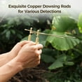 thumbnail image 3 of 2PCS Copper Dowsing Rods, Flexible Rotation Tool Dowsing Rods, Upgraded Divining Rods Detect Rods for Water Witching, Ghost Hunting, Finding Items, Paranormal, 3 of 6