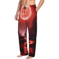 thumbnail image 6 of Rateoe Red Moon Lava Pattern Men’s Ultra-Soft Comfy Pajama Lounge Pants Sleepwear,Comfortable Lounge Wear,lightweight Pajamas, Casual Home Wear-X-Large, 6 of 6