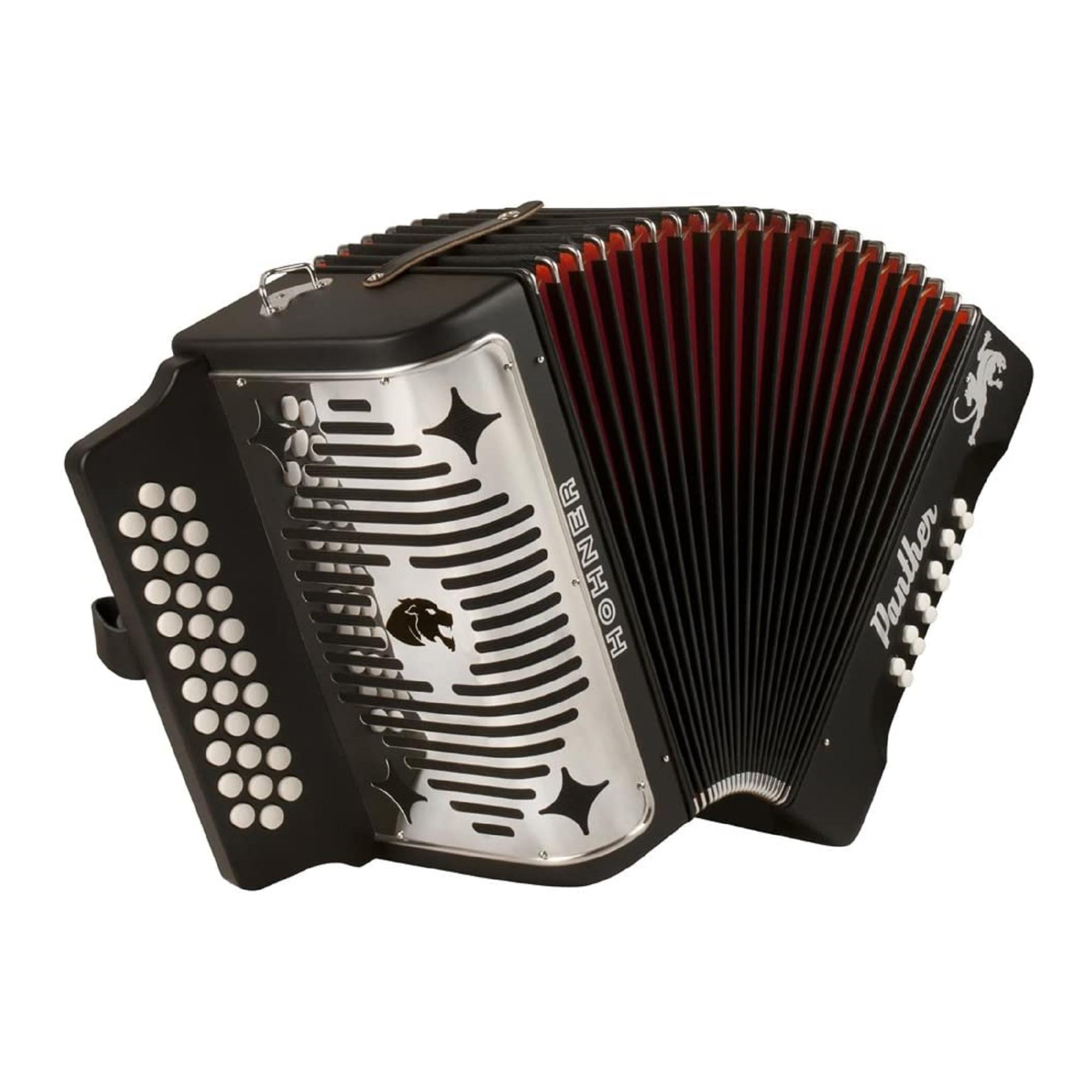 Hohner 3100GB 31-Key Panther Diatonic Accordion with Hohner ABG Gig Bag