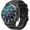 thumbnail image 1 of wonima11 XIEFEI K56pro Smart Watch Bluetooth Call Outdoor Step Counting Exercise Three Anti-Heart Rate Blood Oxygen Monitoring Weather (Black), 1 of 1