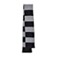 thumbnail image 3 of Sportsman Foulard en Tricot Rayée Rugby, Taille Unique, Noir Chiné Gris Chiné, 3 of 5