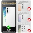 thumbnail image 4 of Dexnor for Samsung Galaxy S21 FE Case, [Built in Screen Protector and Kickstand] Heavy Duty Military Grade Protection Shockproof Protective Cover for Samsung Galaxy S21 FE 5G, 6.4 inch Army Green, 4 of 6