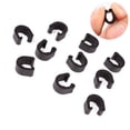 thumbnail image 2 of COMPUKAS 50Pcs Brake Hose Clamp C Style Buckle Plastic Black For Cyclists, 2 of 8