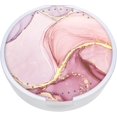 thumbnail image 1 of TIHYWR Retainer Case, Denture & Orthodontic Aligner Case with Mirror & Ventilation, Pink Marble, 1 of 7