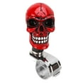 thumbnail image 2 of Steering Wheel Control Knob, 3cm Diameter Metal Resin  Driving Skull Steering Wheel   For Car Red, 2 of 8