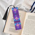 thumbnail image 4 of Kdxio Elephant in Tribal Style Print Metal Tassel Bookmarks,Perfect Gift for Art Lovers and Bookworms Metal Bookmarks for Women, 4 of 8