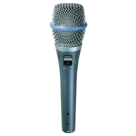 Shure BETA 87A Supercardioid Condenser Microphone for Handheld Vocal (Best Condenser Mic For Vocals Under 100)