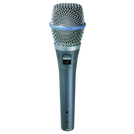 - Shure BETA 87A Supercardioid Condenser Microphone for Handheld Vocal Applications