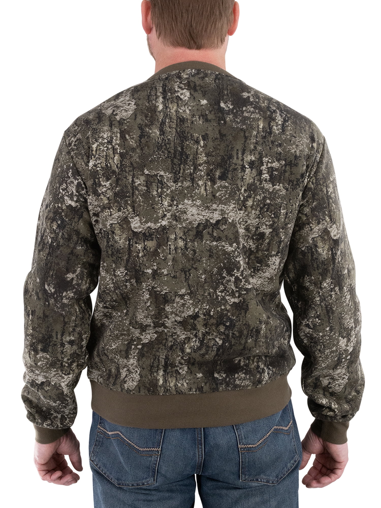 Bone Collector Camo CVC Crew Sweatshirt, S-3XL