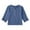 A-Blue, variant on Jinhomg Summer Shirts for Kids Casual Long Sleeve Cotton Linen Tees Loose Fit Comfy Button Up Lounge Tops Boys Girls Everyday Wear Navy 120