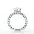 thumbnail image 4 of solitaire jewels 2CT Round Moissanite Hidden Halo Engagement Ring For Women, 10K White Gold, 4 of 6