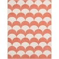 thumbnail image 2 of Unique Loom Whimsy Kids Collection Area Rug - Arches (10' x 13' 1" Rectangle Soft Coral Pink/Ivory), 2 of 9