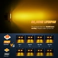 thumbnail image 3 of Nilight Flush Mount LED Light Pods 2 PCS 42 W Amber Upgraded Spot Flood Combo Driving Fog Lights Off Road Lights Bumper LED Work Light for Truck SUV ATV UTV Pickup Van Boat Tractor, 3 of 7