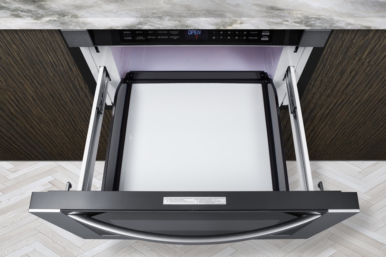 24" Wide Built-In Drawer Microwave