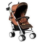 la baby sherman blvd small stroller, tan/black