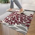 thumbnail image 4 of Bohemian Retro Floral Non-Slip Entryway Door Mat,Boho Indoor Decor Durable Low Plush Door Mat,Washable Welcome Rug for Patio Hallway Home Decor 17x30 Inches, 4 of 6