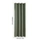 thumbnail image 3 of Cortinas opacas de 240 x 130 cm para protección solar y aislamiento térmico | Elegante tratamiento de ventanas de nailon y elastano en naranja y verde para dormitorio, sala de estar y balcón |, 3 of 6